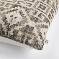 Indigo Road by Egypt Sherrod Dabo Geo Print Square Throw Pillow