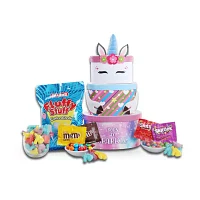 Alder Creek Born To Sparkle Unicorn Tower Food Set