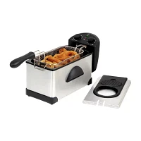 MegaChef. Stainless Steel Electric 3 Qt Deep Fryer