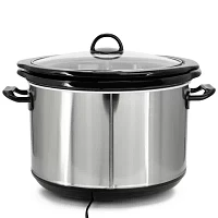 MegaChef. 6 Quart + 2.6 Quart  Split Electric 8 Qt Slow Cooker