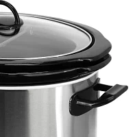 MegaChef. 6 Quart + 2.6 Quart  Split Electric 8 Qt Slow Cooker