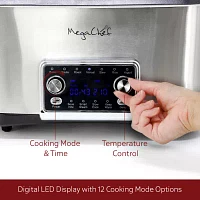 MegaChef. 12-In-1 Deluxe Multi 8 Qt Slow Cooker