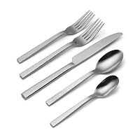 Chefs Table Hammered 45-pc. Flatware Set