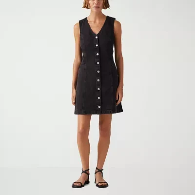 Levi's Womens Viana Denim Vest Dress