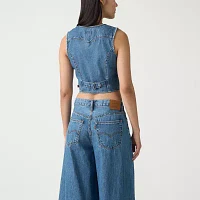Levi's Womens V Neck Sleeveless Tank Top