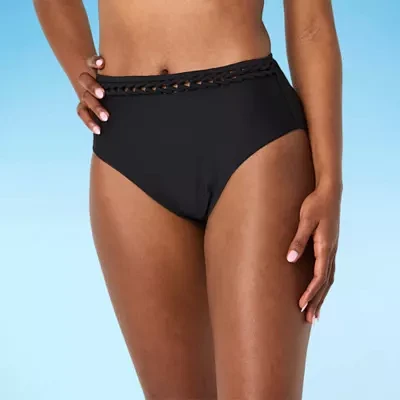 Mynah Womens Lined High Waist Bikini Swimsuit Bottom