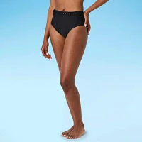 Mynah Womens Lined High Waist Bikini Swimsuit Bottom