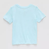 Toddler Girls Crew Neck Short Sleeve Bluey Graphic T-Shirt