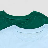 Thereabouts Little & Big Girls Adaptive Crew Neck Short Sleeve Graphic T-Shirt