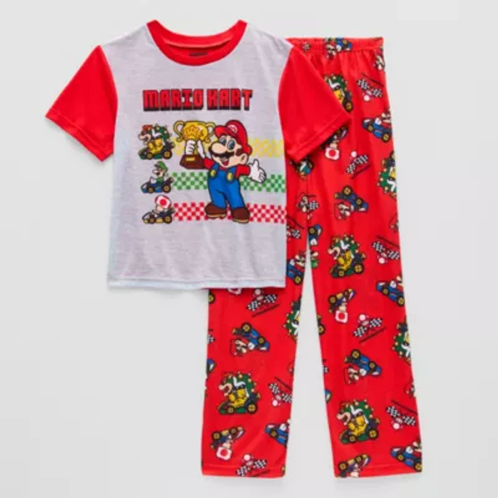 Little & Big Boys 2-pc. Super Mario Pajama Set