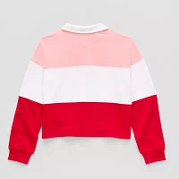 Xersion Little & Big Girls Super Soft Long Sleeve Fleece Sweatshirt