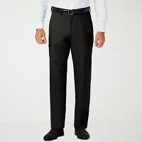 J.M Haggar® Mens Classic Fit Flat Front Sharkskin Dress Pant