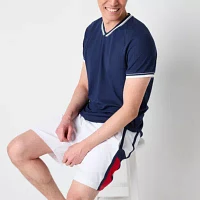 Xersion Pique Mens V Neck Short Sleeve T-Shirt