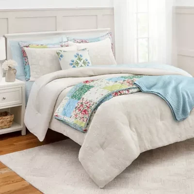 Martha Stewart Ellisandra 3-pc. Floral Midweight Reversible Comforter Set