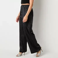 Bold Elements Womens Mid Rise Wide Leg Pull-On Pant