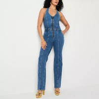 Bold Elements Womens Sleeveless Jumpsuit