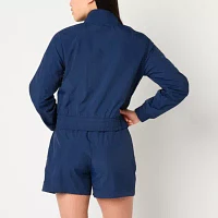 Xersion Womens Woven Lightweight Track Jacket