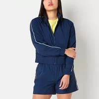 Xersion Womens Woven Lightweight Track Jacket