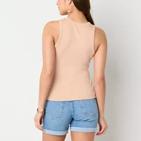 a.n.a Womens High Neck Sleeveless Tank Top