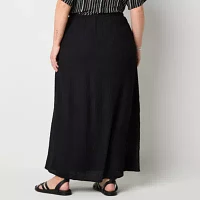 a.n.a Womens A-Line Skirt-Plus