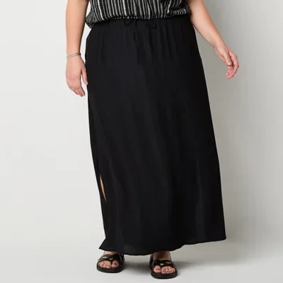a.n.a Womens A-Line Skirt-Plus