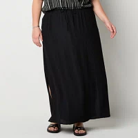 a.n.a Womens A-Line Skirt-Plus