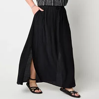 a.n.a Womens A-Line Skirt-Plus