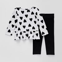 Okie Dokie Baby Girls 2-pc. Pant Set
