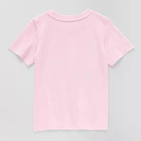 Toddler Girls Crew Neck Short Sleeve Hello Kitty Graphic T-Shirt