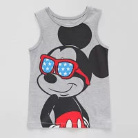 Toddler Boys Crew Neck Mickey Mouse Tank Top