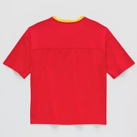 Hope & Wonder Little Big Unisex V Neck Elbow Sleeve Regular Fit Graphic T-Shirt