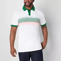 Shaquille O'Neal XLG Big and Tall Mens Regular Fit Short Sleeve Polo Shirt