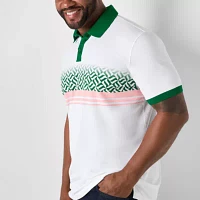 Shaquille O'Neal XLG Big and Tall Mens Regular Fit Short Sleeve Polo Shirt