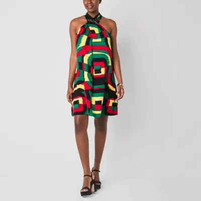 Hope & Wonder Juneteenth Womens Halter Dress