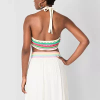 Hope & Wonder Womens Sleeveless High Neck Mock Top