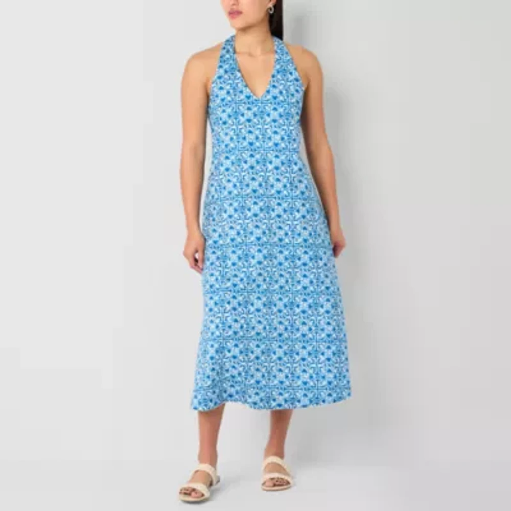 Hope & Wonder AAPI Womens Halter A-Line Dress
