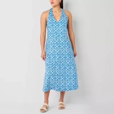 Hope & Wonder AAPI Womens Halter A-Line Dress