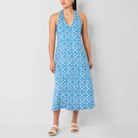 Hope & Wonder AAPI Womens Halter A-Line Dress