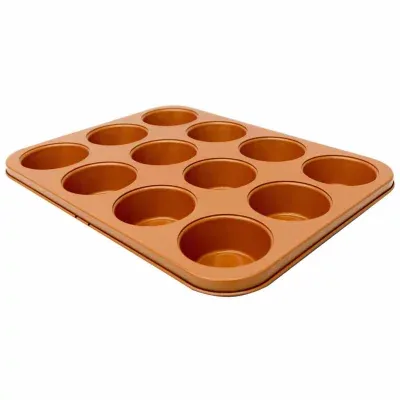 Gotham Steel 12 Cup Non-Stick Muffin Pan