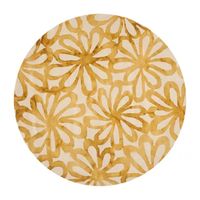 Safavieh Dip Dye Collection Chloe Floral Round Area Rug