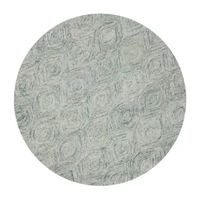 Safavieh Ikat Collection Cheshunt Geometric Round Area Rug