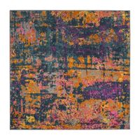 Safavieh Madison Collection Jarvis Abstract Square Area Rug