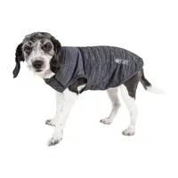 Pet Life ® Active 'Aero-Pawlse' Heathered Quick-Dry and 4-Way Stretch Performance Dog Tank Top T-Shirt