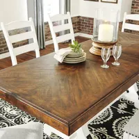 Signature Design by Ashley® Valdine Collection Rectangular Wood-Top Dining Table