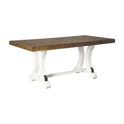 Signature Design by Ashley® Valdine Collection Rectangular Wood-Top Dining Table