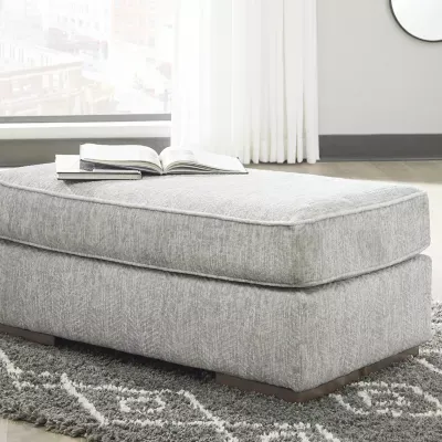 Signature Design by Ashley® Melville Collection Upholstered Ottoman