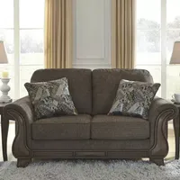 Signature Design by Ashley® Millport Collection Roll-Arm Loveseat
