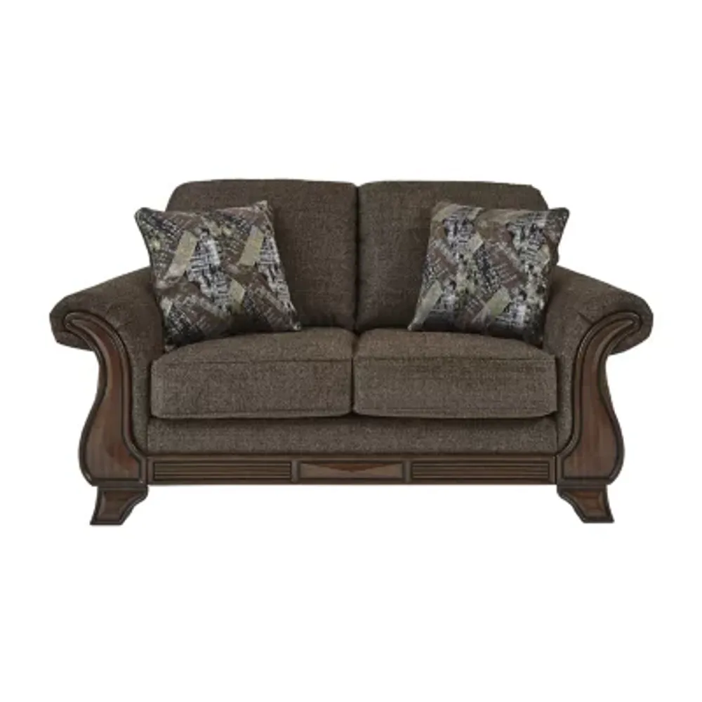 Signature Design by Ashley® Millport Collection Roll-Arm Loveseat