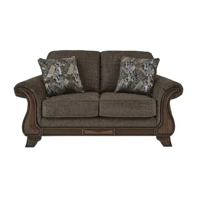 Signature Design by Ashley® Millport Collection Roll-Arm Loveseat