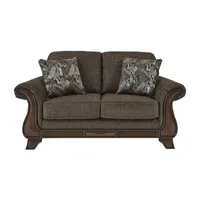 Signature Design by Ashley® Millport Collection Roll-Arm Loveseat